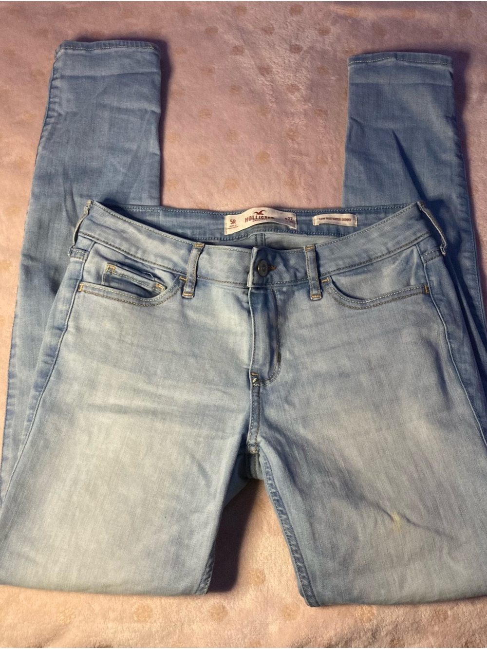 Hollister Light Blue Skinny Jeans - Womens